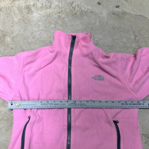 The North Face Fleece Jacket Full Zip Pink Womens Size M Medium - Picture 1 of 10